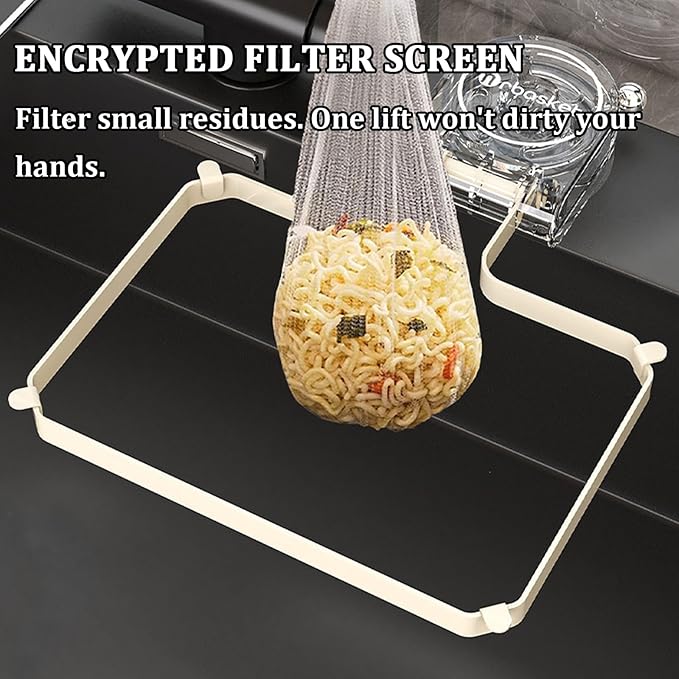 Kitchen Sink Strainer with 100 PCS Filter Mesh Bag, Food Waste Filter Basket