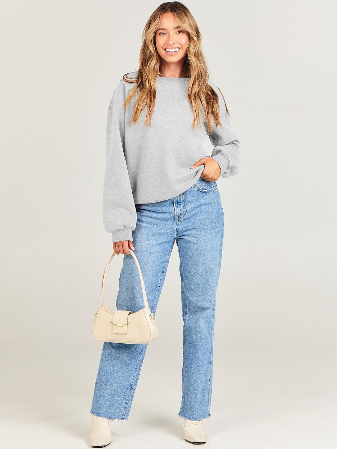 ANRABESS Womens Sweatshirts Crewneck Fleece Oversized Pullover Sweaters Fall Winter Cute Tops Teen Girls Preppy Clothes 2025