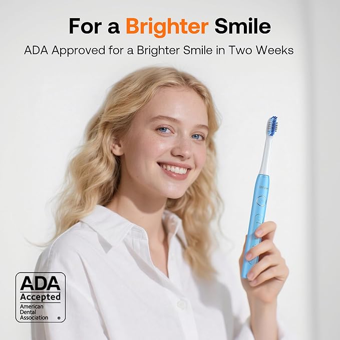 Bitvae ADA Accepted Electric Toothbrush, Travel Toothbrush Rechargeable