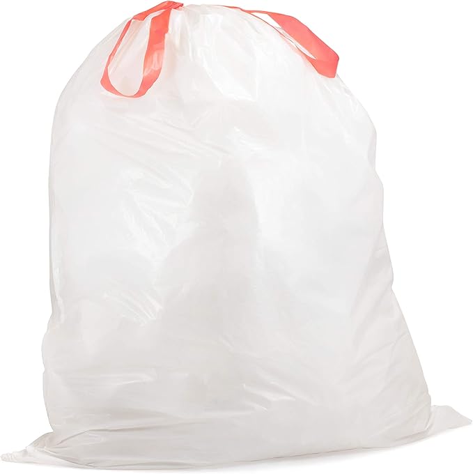 QUALIAZERO LAVENDER SCENTED 21 Gal / 80 Liter | Drawstring Closure Trash Bag |