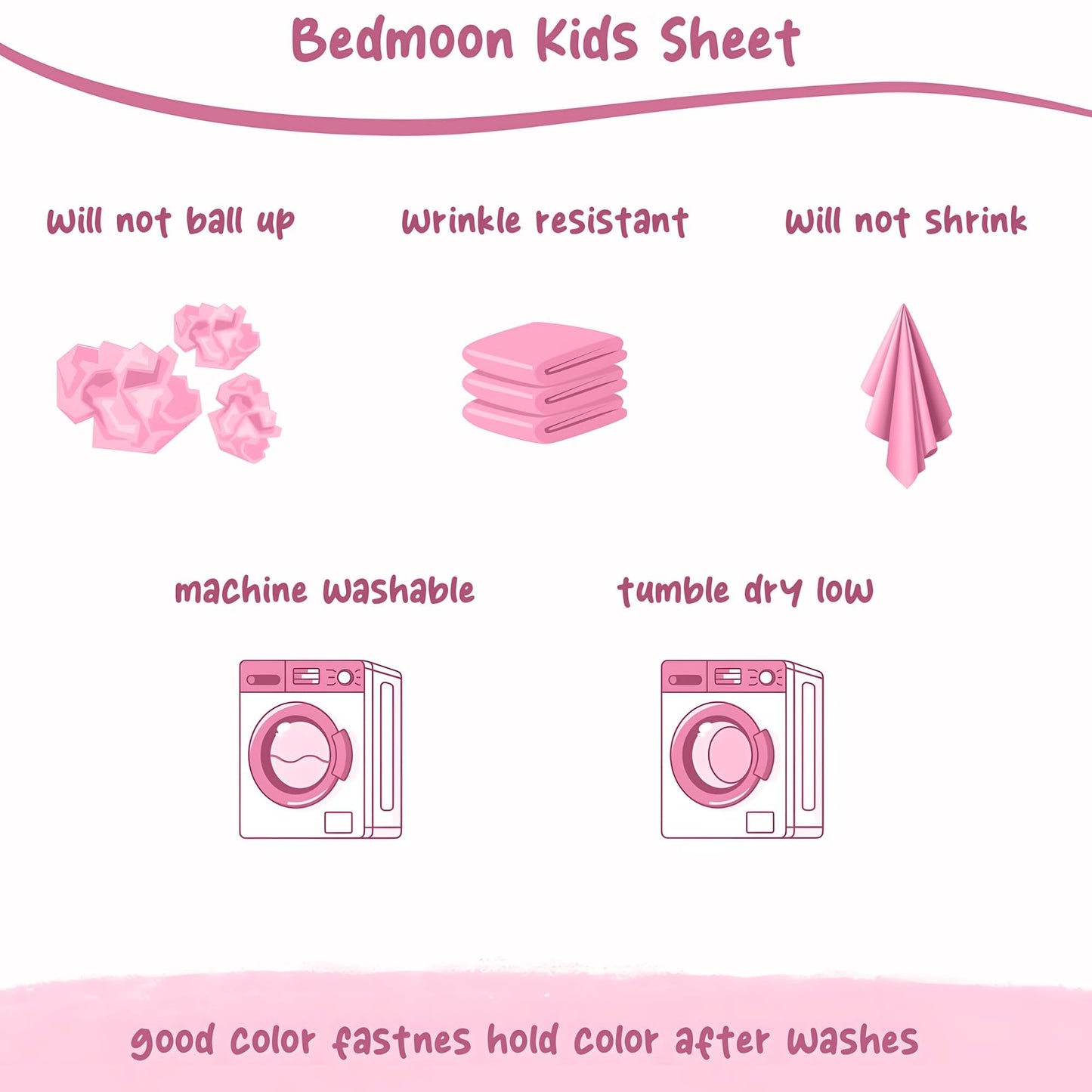 Softan Kids Bed Sheet Set, 4-Piece Full Size Sheets, Microfiber Fitted Sheet with Corner Straps, Breathable & Silky Soft Butterfly Flower Printed Sheet and Pillowcase Sets