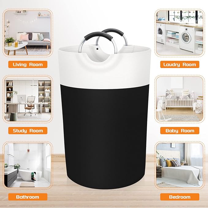 BlissTotes Laundry Basket, Laundry Hamper, Collapsible Laundry Baskets