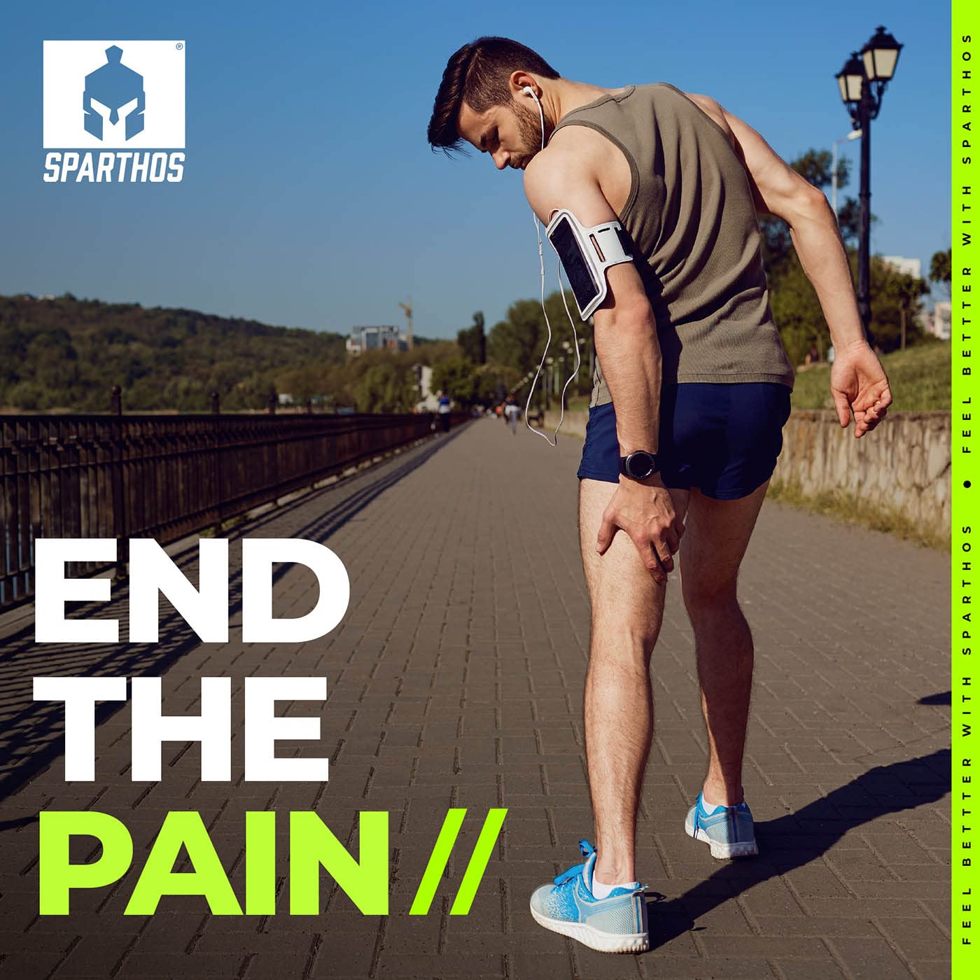 Sparthos Thigh Compression Sleeves (Pair) – Upper Leg Sleeves for Men and Women Support for Improved Blood Circulation Quad and Hamstring Recovery Sports Running Tennis Workout Basketball (Black-S)