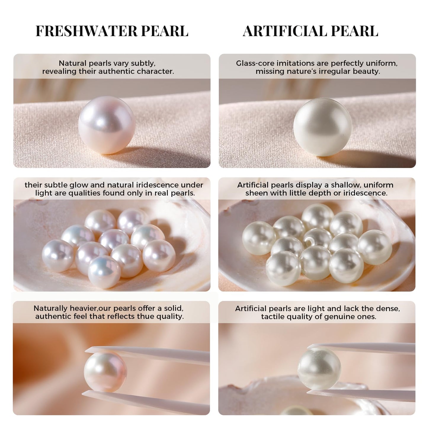 EAMTI Pearl Earrings for Women 925 Sterling Silver Freshwater Cultured Pearl Dangle Drop Earrings Hook Earrings Hypoallergenic