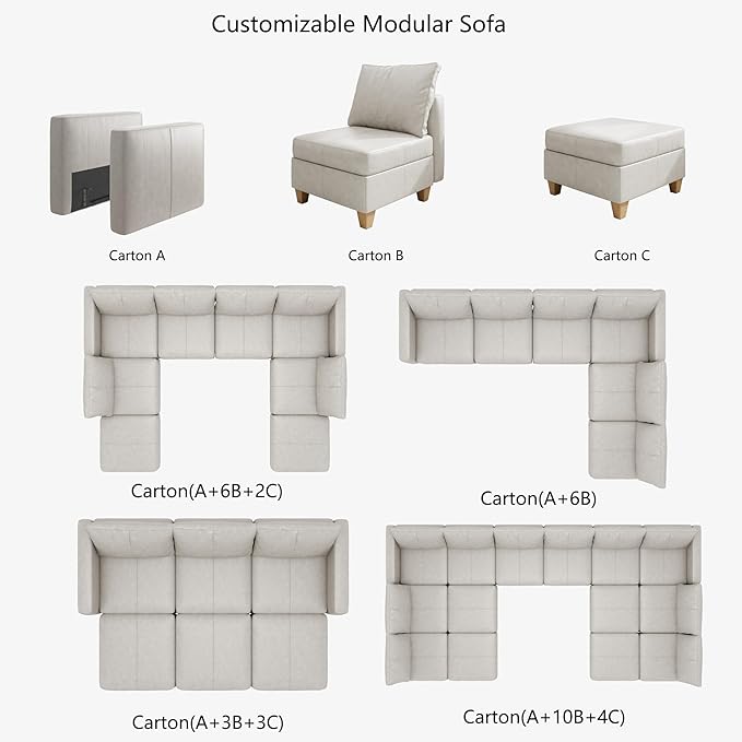 EASE MOOSE Middle Module Seat for Modular Sofa