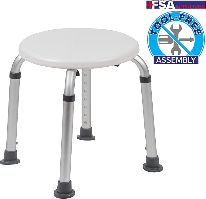 Flash Furniture Hercules Series Aluminum Bath and Shower Chair