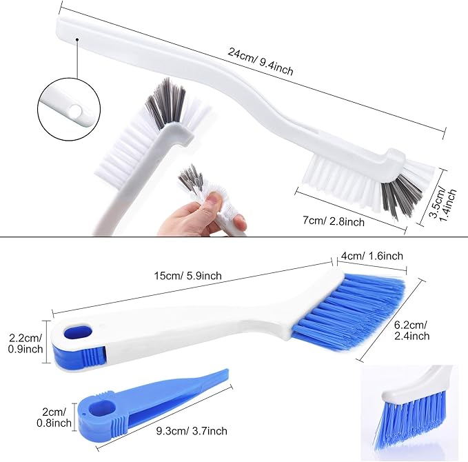 2 Pcs Cleaning Brush Small Scrub Brush
