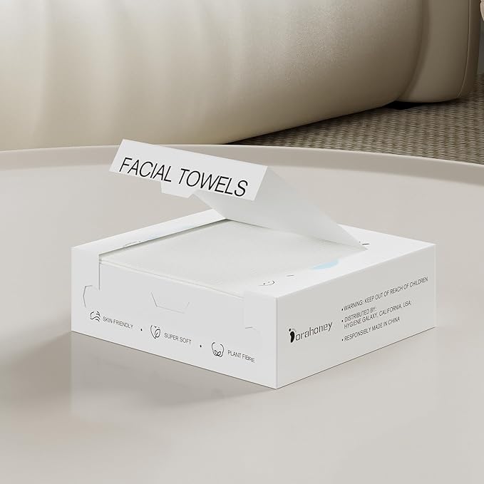 Disposable Face Towels Travel, Ultra Soft Facial Towels