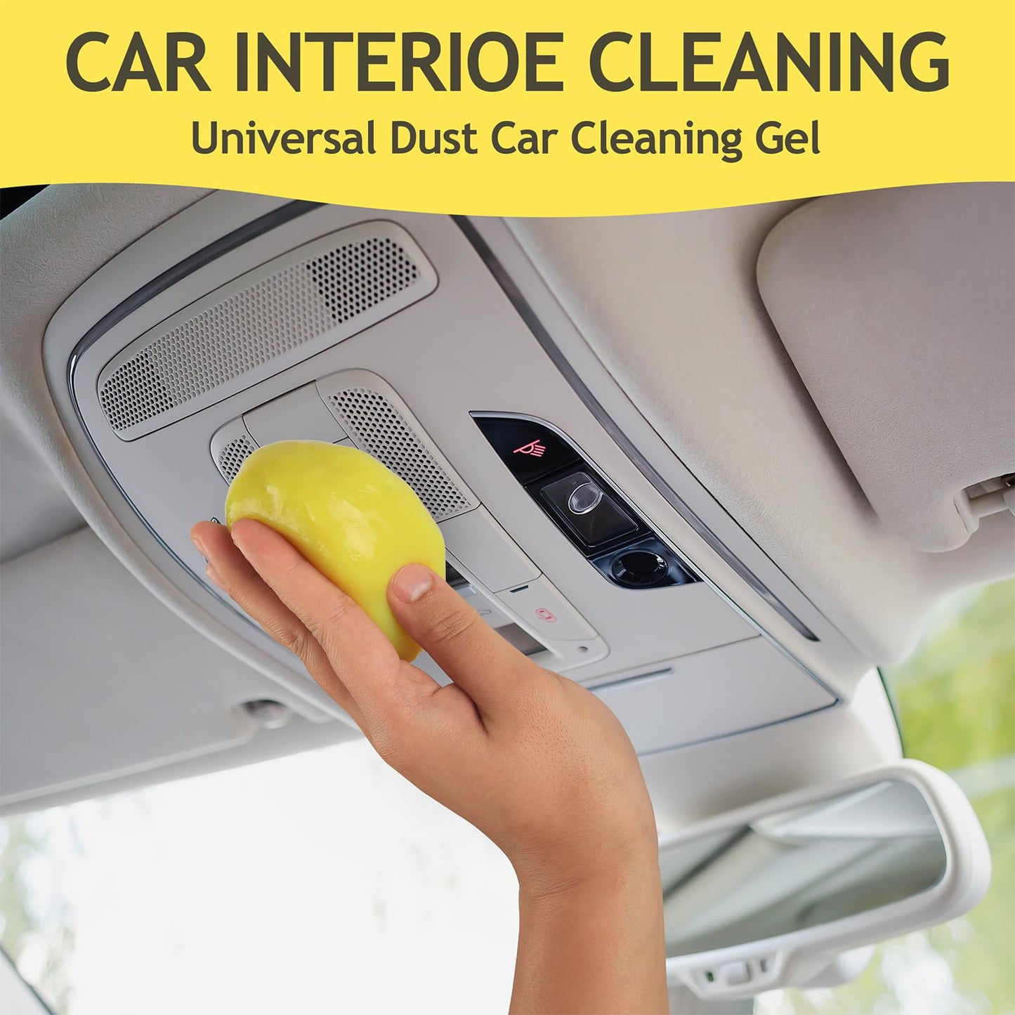 TeSabMi Car Cleaning Gel Cleaning Putty Car Interior Cleaner Auto Detailing Tools Cleaning Slime Clean Kit Car Accessories Gifts for Men Women