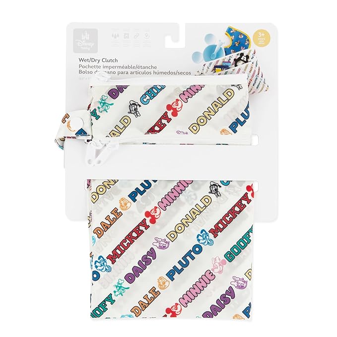 Bumkins Disney Waterproof Wet Dry Clutch Bag