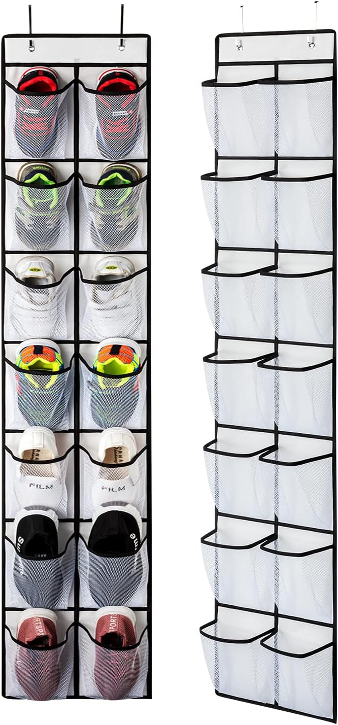 KEEPJOY Over the Door Shoe Organizer, Hanging Shoe Organizer