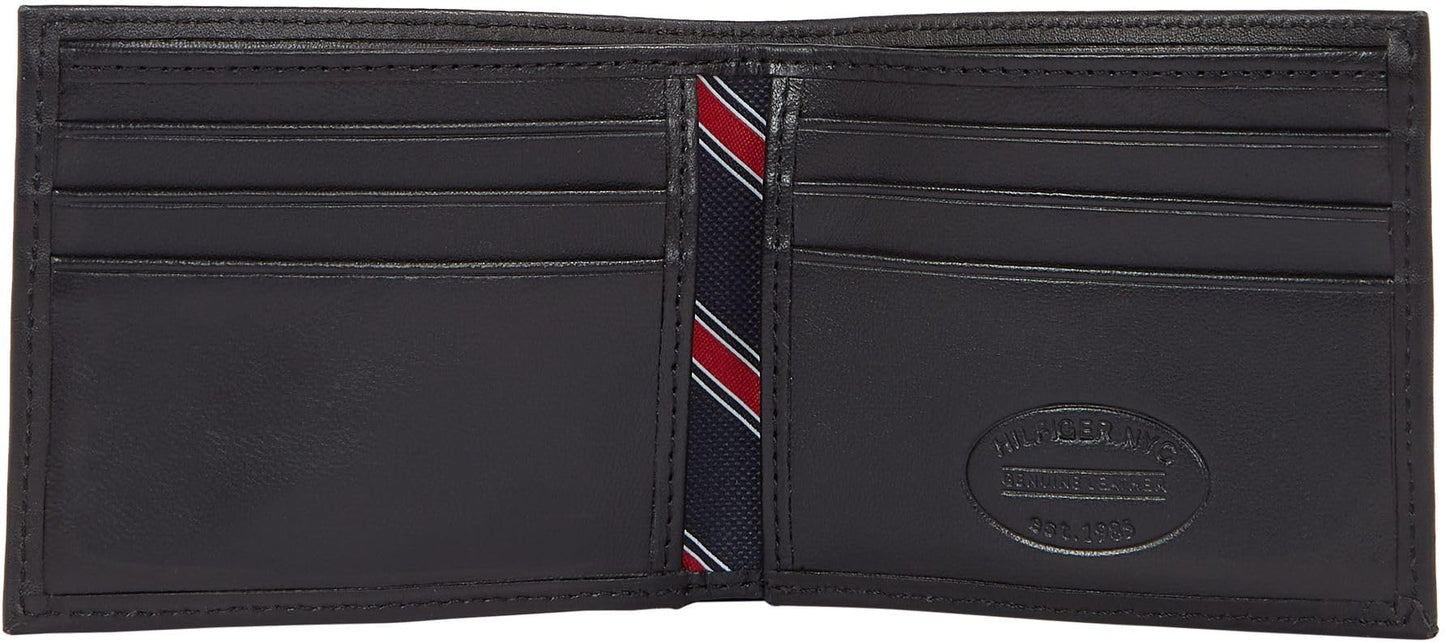 Tommy Hilfiger Men’s Eton Mini Wallet, Black (Black), One Size