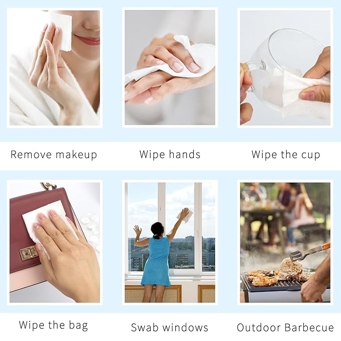 Classycoo Compressed Towel 100 PCS Mini Tablets Disposable Portable Face Towel