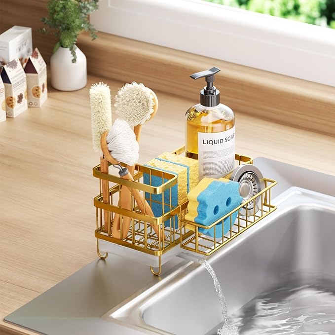 Consuemst Sponge Holder for Kitchen Sink