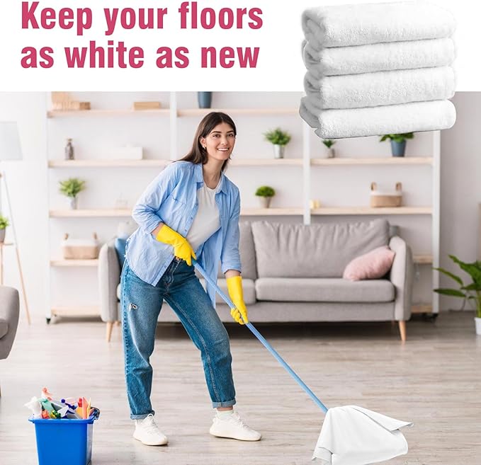 4 Pcs Extra Large Microfiber Cleaning Cloth 30 x 20 Inch Reusable Thick