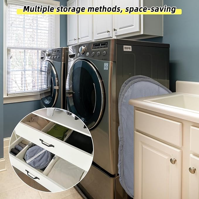 Collapsible Laundry Basket, 90L Foldable Pop Up Laundry Hamper