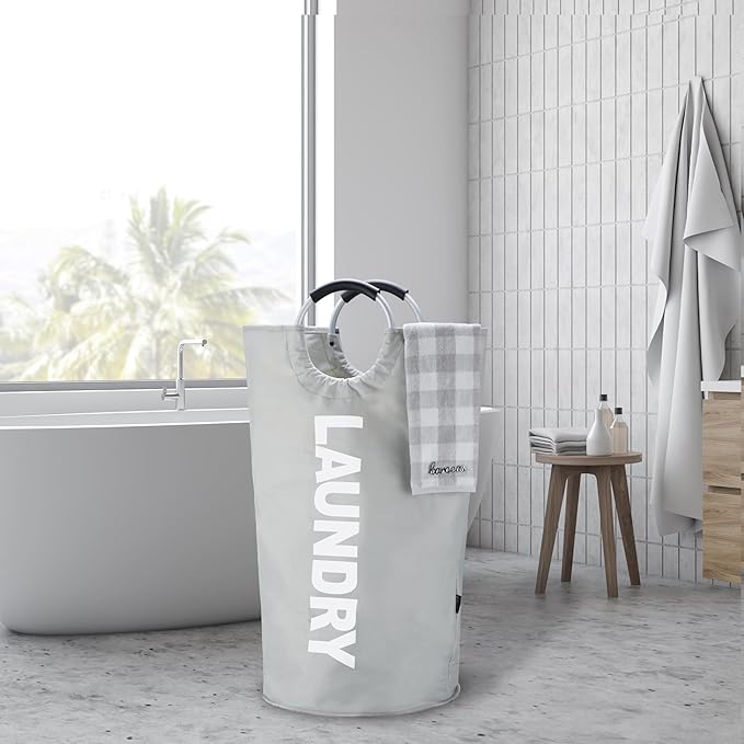 Caroeas 125L Laundry Basket, Large Laundry Hamper, Laundry Bag