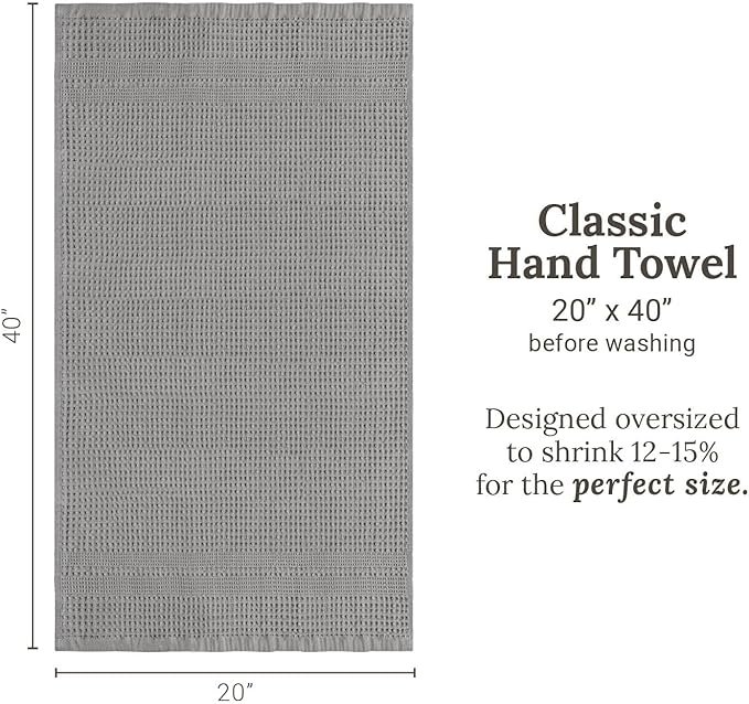 GILDEN TREE Waffle Hand Towels for Bathroom Quick Dry Towel Super Absorbent