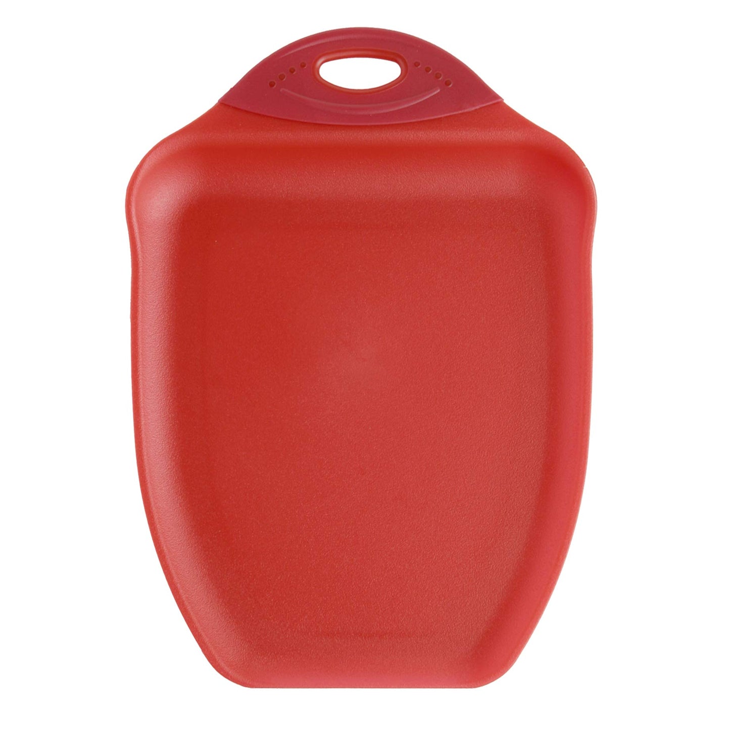 Dexas Chop & Scoop Cutting Board, 9.5 by 13 inches, Solid Red (322-J1795)