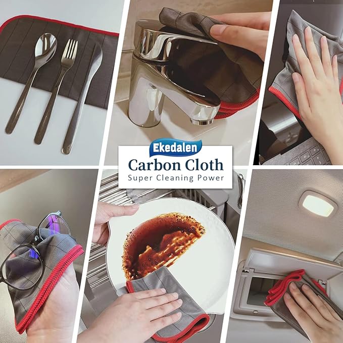 Microfiber Cleaning Cloth Lint Free Glass Cleaner Window Polishing Streak Free