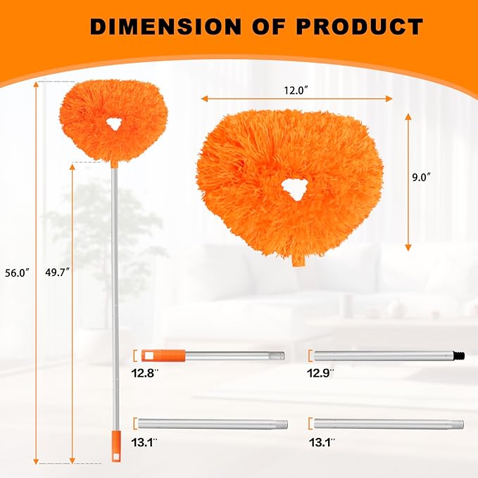 Ceiling Fan Cleaner Duster Reusable Microfiber Ceiling Fan Blade Cleaner