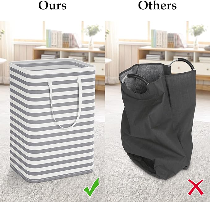 StorageRight Laundry Basket Hamper Large Collapsible Laundry Hamper
