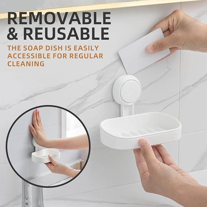 LEVERLOC Soap Holder Suction Cup