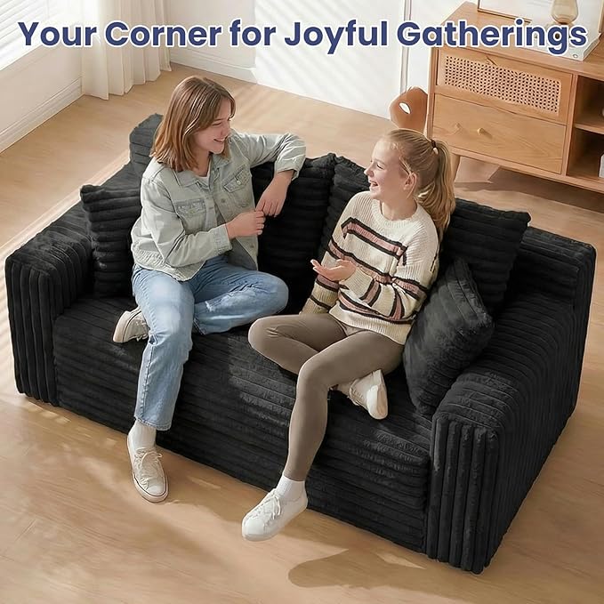 3-in-1 Convertible Sofa Bed: Boneless Loveseat Sleeper & Folding Couch Bed