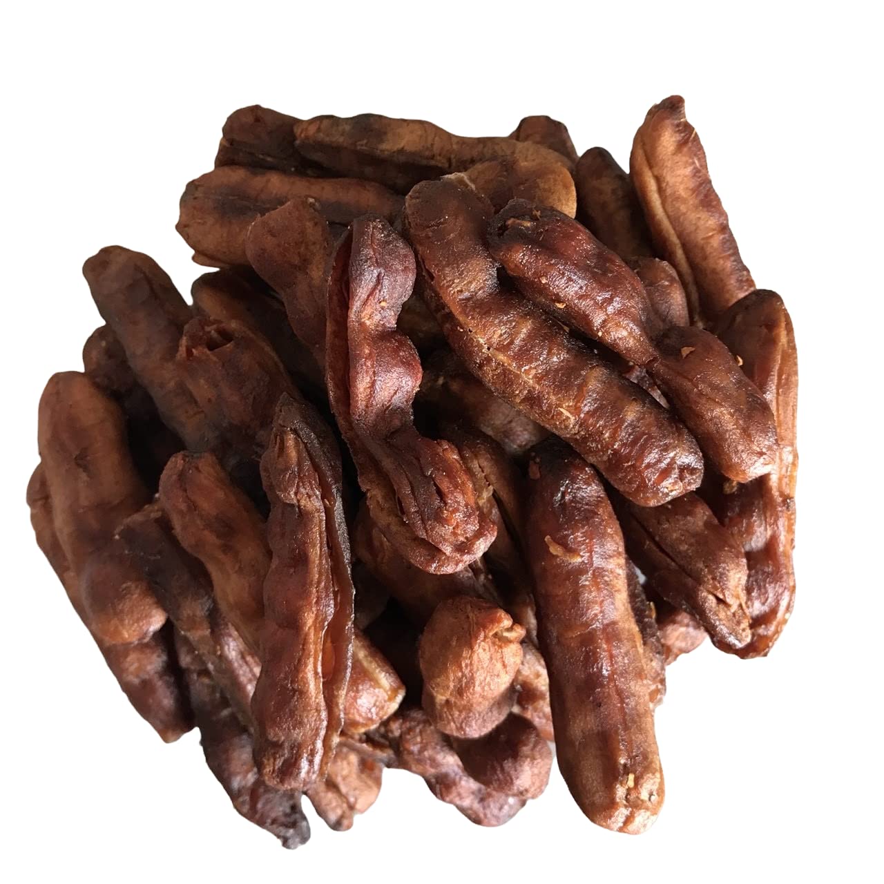 Seedless Fresh Dried Real Fruit Tamarind See-Chom-Phoo little Sour and Sweet small pieces 150 g. (5.29 Oz.)
