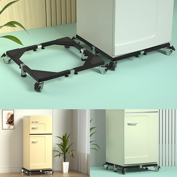Heavy Duty All Steel Fridge Stand Mobile Base