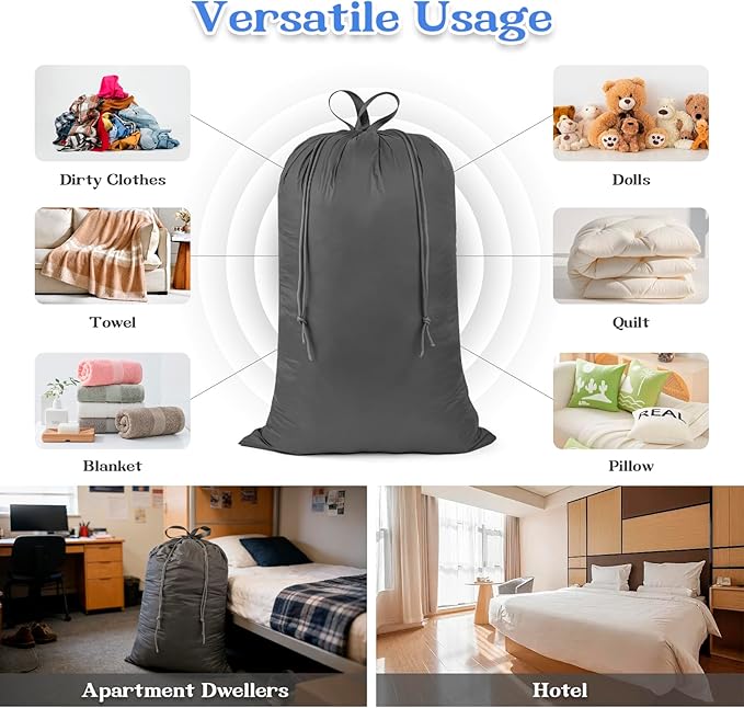 Laundry Bag Extra Large Heavy Duty, Laundry Basket Liner Replacement, Drawsting