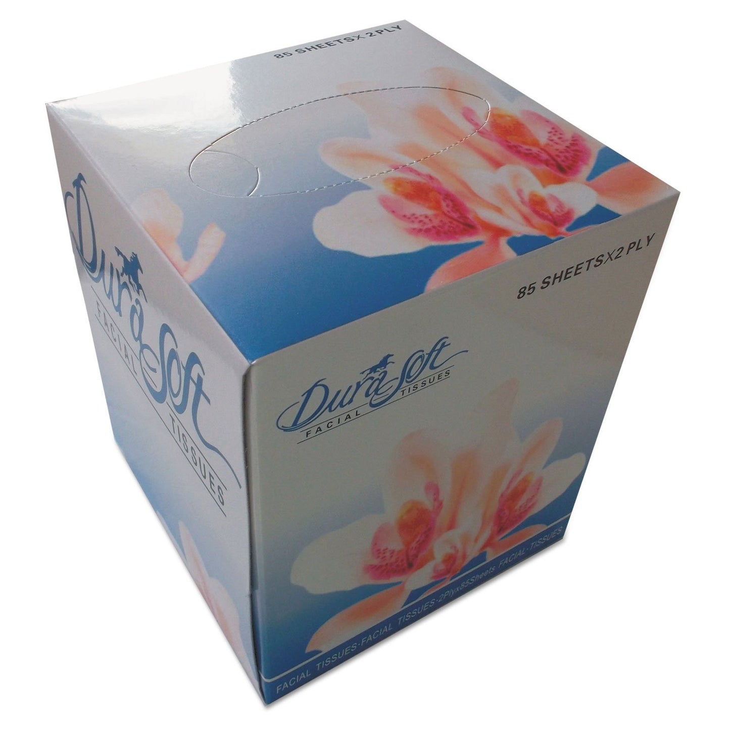 GEN 852D Facial Tissue Cube Box, 2-Ply, White, 85 Sheets/Box, 85 per Box (Case of 36 Boxes)