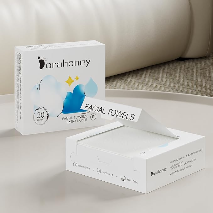 Disposable Face Towels Travel, Ultra Soft Facial Towels