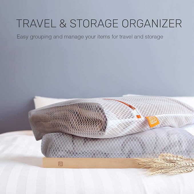 Mesh Laundry Bags for Delicates – 2 XLarge Durable Net