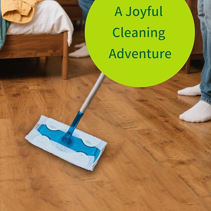 Dr.Easy Dry Sweeping Cloths, 72ct Disposable Mopping Pads Refil Pack, fits