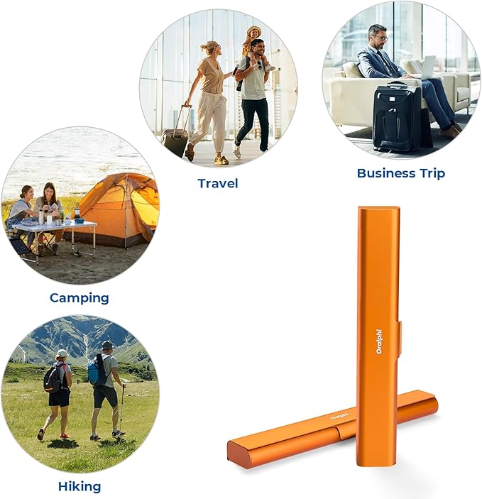 Aluminum Toothbrush Travel Case, Portable Travel Toothbrush Holder, Durable