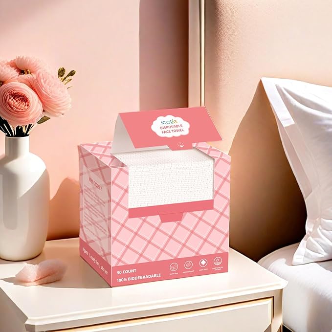 Disposable Face Towels, Makeup Remover Dry Wipes