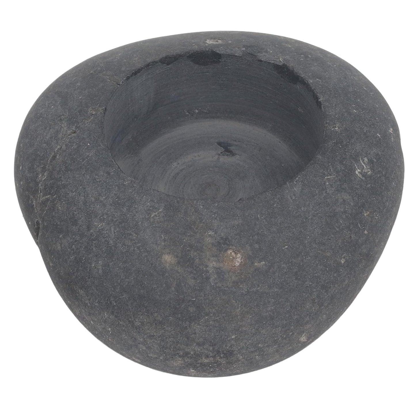 Pebble Candle Holder Handmade Stone Tealight Holder Rock Decor for Home Wedding Centerpiece Tabletop