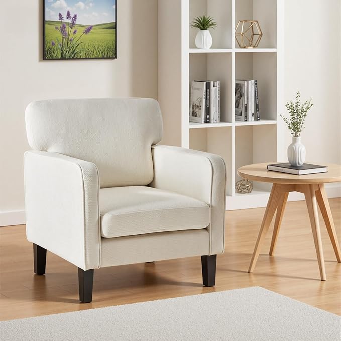 DUMOS Beige Modern Accent Chairs