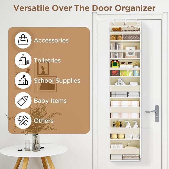 Over The Door Organizer, 7 Tier Door Hanging Organizers