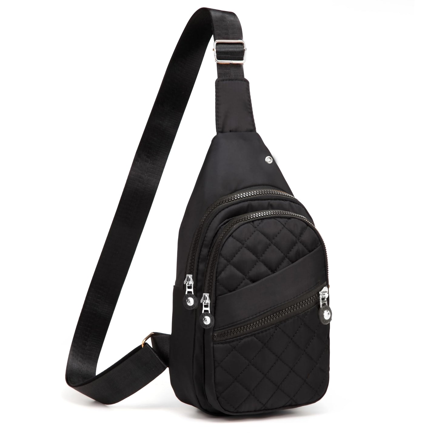 Xsecnua Small Sling Bag for Women Men, Crossbody Sling Backpack, Fanny Pack CrossBody Bags for Traveling Outdoors Hiking Daypack