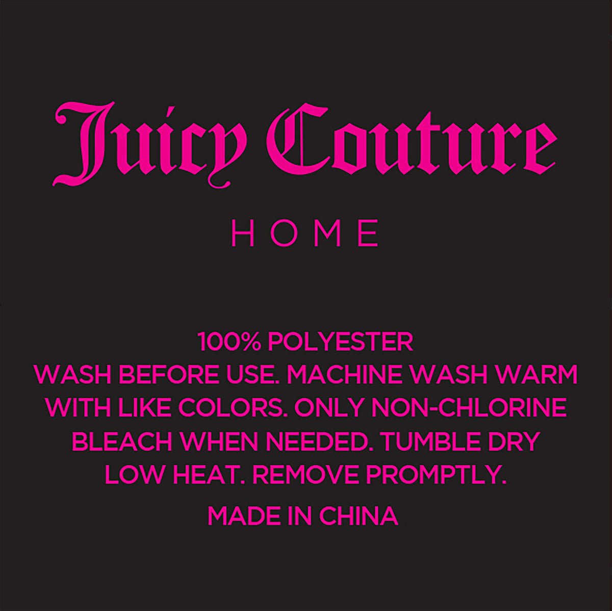 Juicy Couture Full Size Silk Satin Bed Sheet Set, Deep Pocket Silky Full Sheet Set with 1 Fitted Sheet, 1 Flat Sheet and 2 Pillow Case, Wrinkle Resistant and Anti Pilling Bed Sheets - Pink
