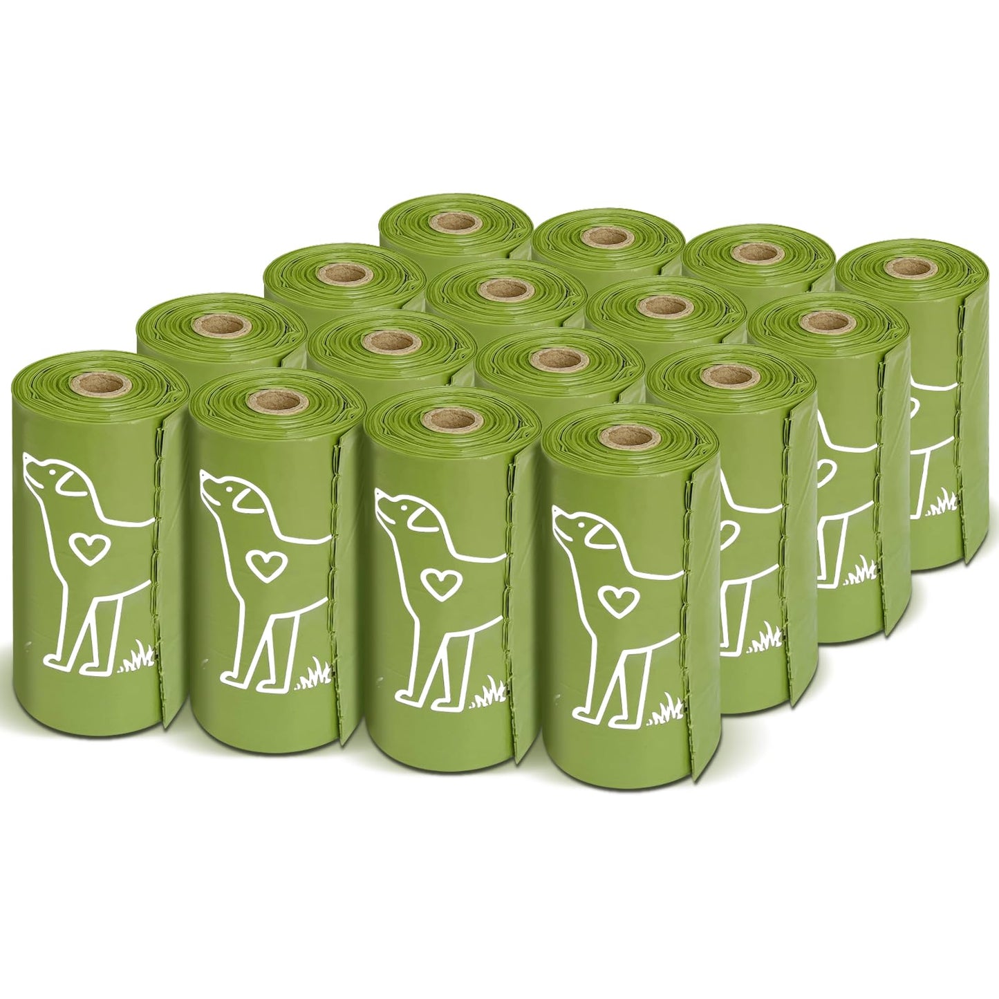 240 Count Unscented 13” x 9”Dog Poop Bags Rolls, Leakproof Strong & Sturdy Waste Bags for Doggie Cat Pet