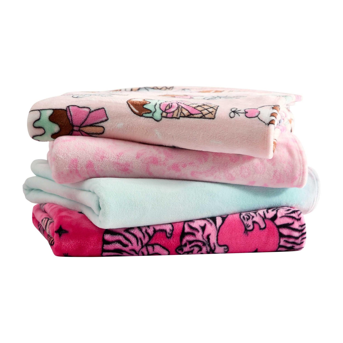 Betsey Johnson - Blanket, Buttery-Soft Throw Blanket for Couch or Bed, Boldly Plush & Oversized Bedding (Betsey Damask Pink, 50" x 70")