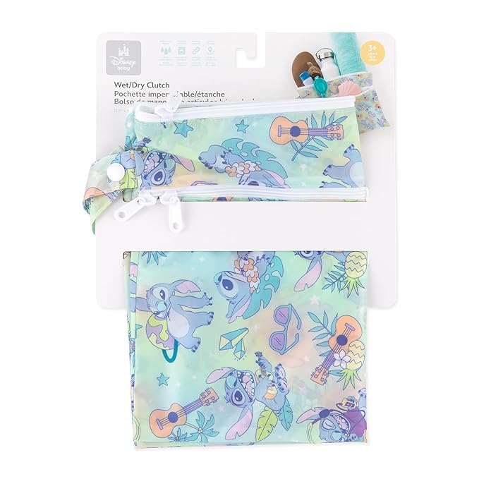 Bumkins Disney Waterproof Wet Dry Clutch Bag