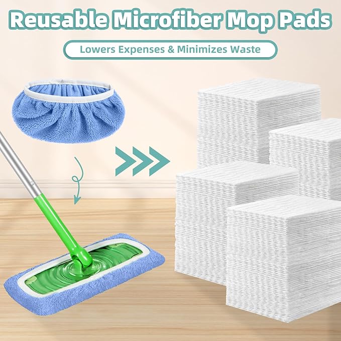 Reusable Mop Pads Compatible