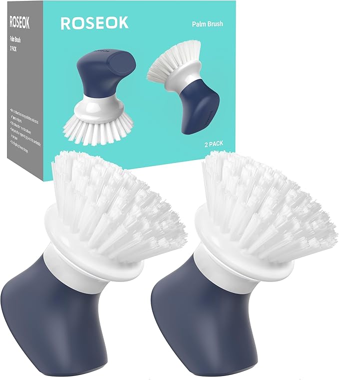 Dish Scrub Brush, Self-Standing Palm Brush