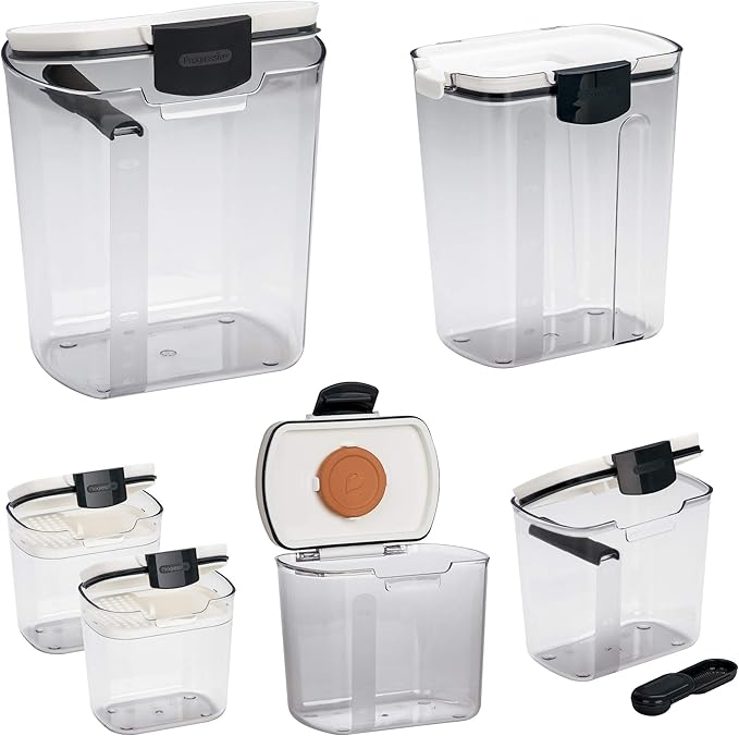 Progressive ProKeeper Baker's Airtight Kitchen Storage Canister Container Set