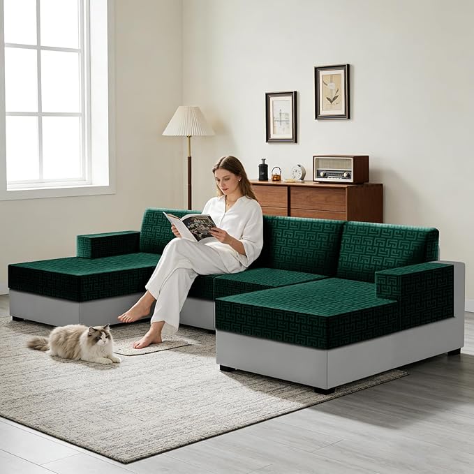 UNBBRRL Stretch Couch Cushion Cover