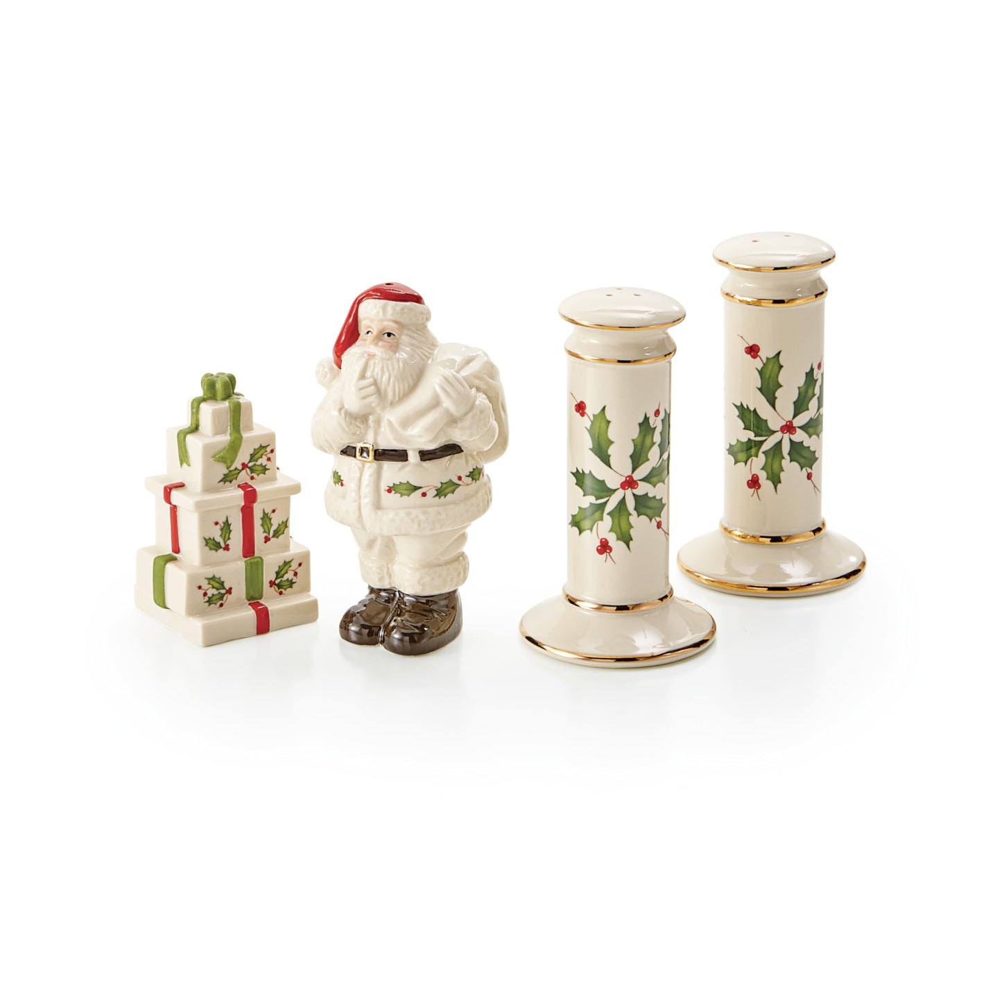 Lenox 840149 Holiday Salt & Pepper Set, Christmas Hosting
